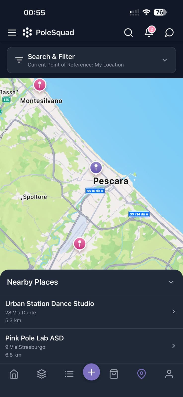 Get Your Studio / Event on the Map.